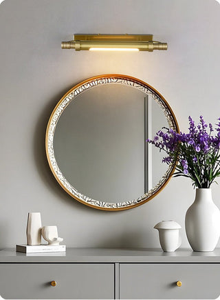 Orion Brass Wall Light-Neutral Decor