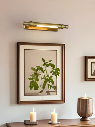 Orion Brass Wall Light-Neutral Decor