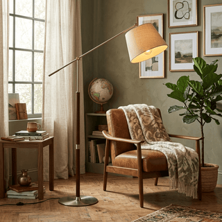 Orion Adjustable Floor Lamp-Neutral Decor