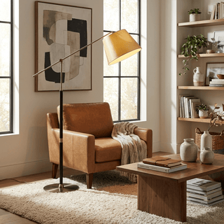 Orion Adjustable Floor Lamp-Neutral Decor