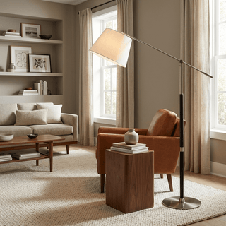 Orion Adjustable Floor Lamp-Neutral Decor