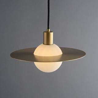 Orionis Lampe Suspendue en Verre et Laiton de Qualité Supérieure