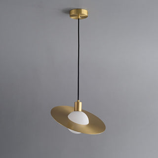 Orionis Lampe Suspendue en Verre et Laiton de Qualité Supérieure