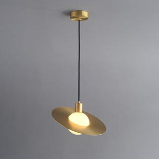 Orionis Lampe Suspendue en Verre et Laiton de Qualité Supérieure