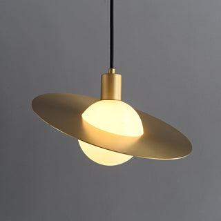 Orionis Lampe Suspendue en Verre et Laiton de Qualité Supérieure