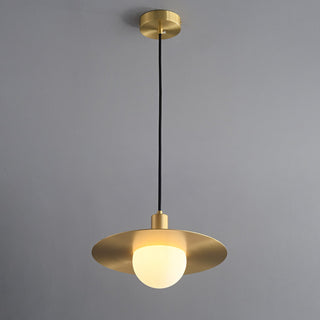 Orionis Lampe Suspendue en Verre et Laiton de Qualité Supérieure