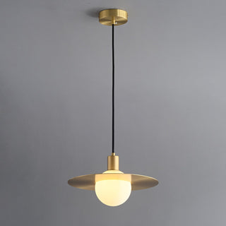 Orionis Lampe Suspendue en Verre et Laiton de Qualité Supérieure