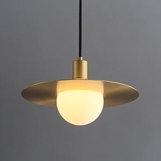 Orionis Lampe Suspendue en Verre et Laiton de Qualité Supérieure