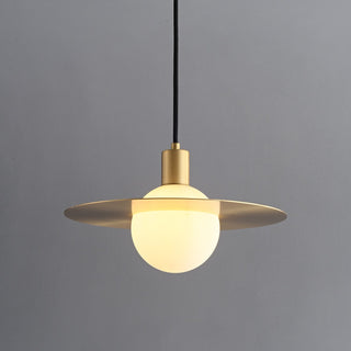 Orionis Lampe Suspendue en Verre et Laiton de Qualité Supérieure