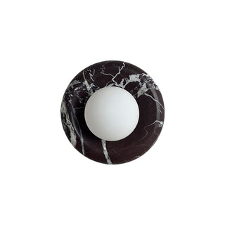 Uzorionis Applique Murale en Verre Marbré Rouge Foncé Nordic Art