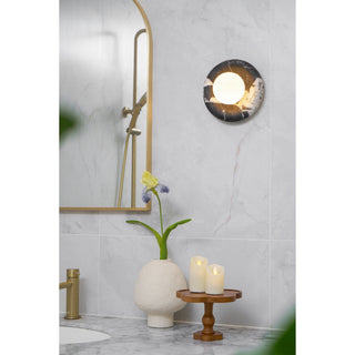 Uvinos Applique Murale Moderne Minimaliste en Marbre Noir