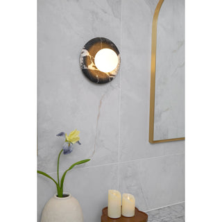 Uvinos Applique Murale Moderne Minimaliste en Marbre Noir