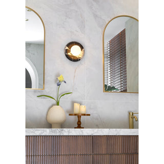 Uvinos Applique Murale Moderne Minimaliste en Marbre Noir