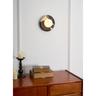 Uvinos Applique Murale Moderne Minimaliste en Marbre Noir