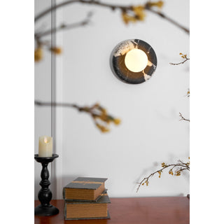 Uvinos Applique Murale Moderne Minimaliste en Marbre Noir