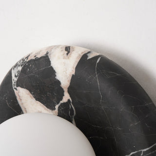 Uvinos Applique Murale Moderne Minimaliste en Marbre Noir