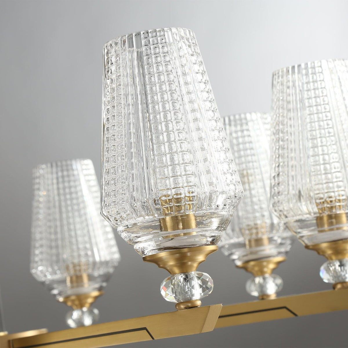 Hadriona Lustre Hexa en Laiton de Luxe