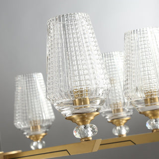 Astra Lustre Hexa en Laiton de Luxe