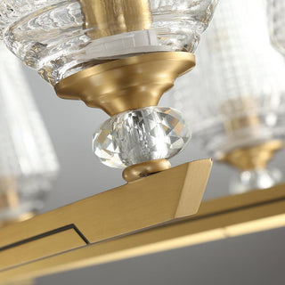 Astra Lustre Hexa en Laiton de Luxe