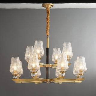 Astra Lustre Hexa en Laiton de Luxe