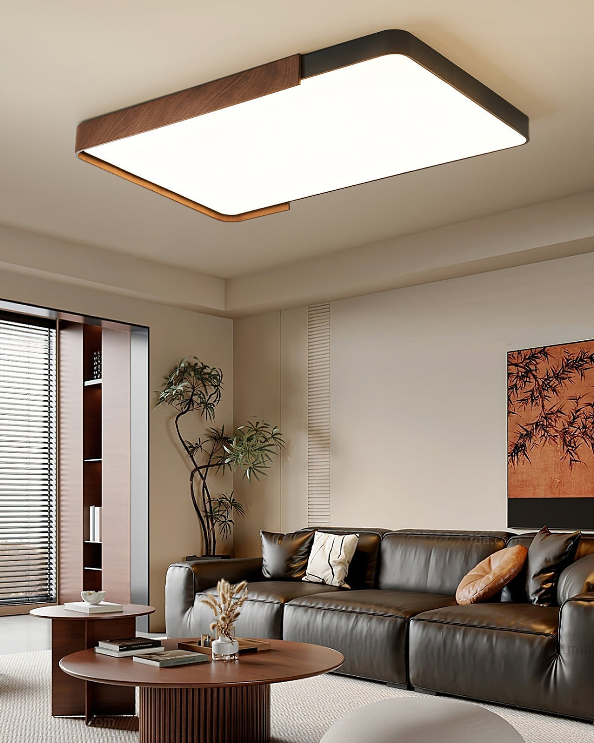Lifestyle image featuring the Orren Ceiling Light in a Scandinavian-style room.