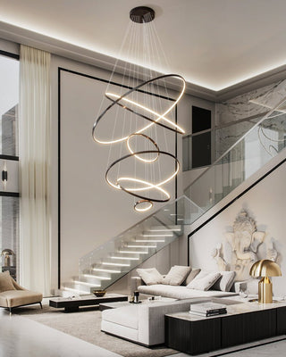 Arthaila Lustre Anneaux Modernes Minimalistes en Laiton