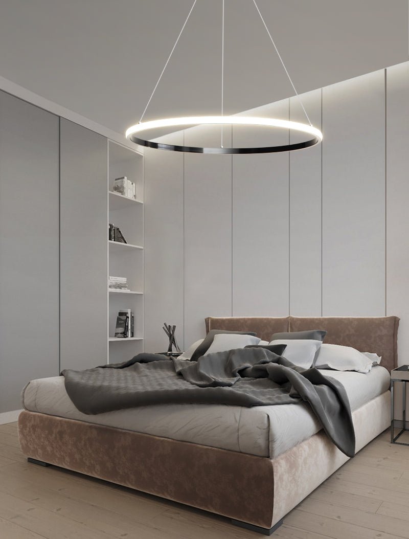 Mirene Lustre Anneaux Modernes Minimalistes en Laiton