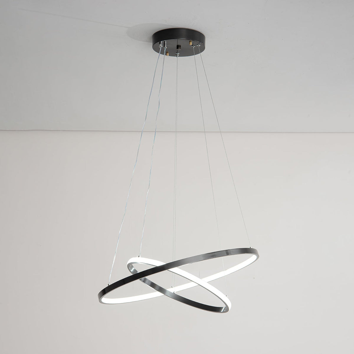 Mirene Lustre Anneaux Modernes Minimalistes en Laiton