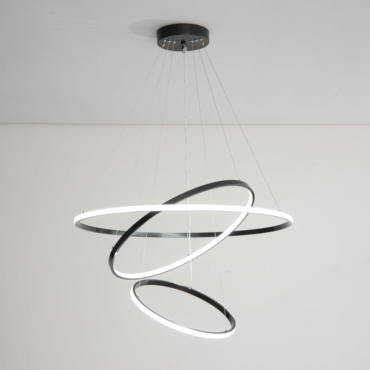 Mirene Lustre Anneaux Modernes Minimalistes en Laiton