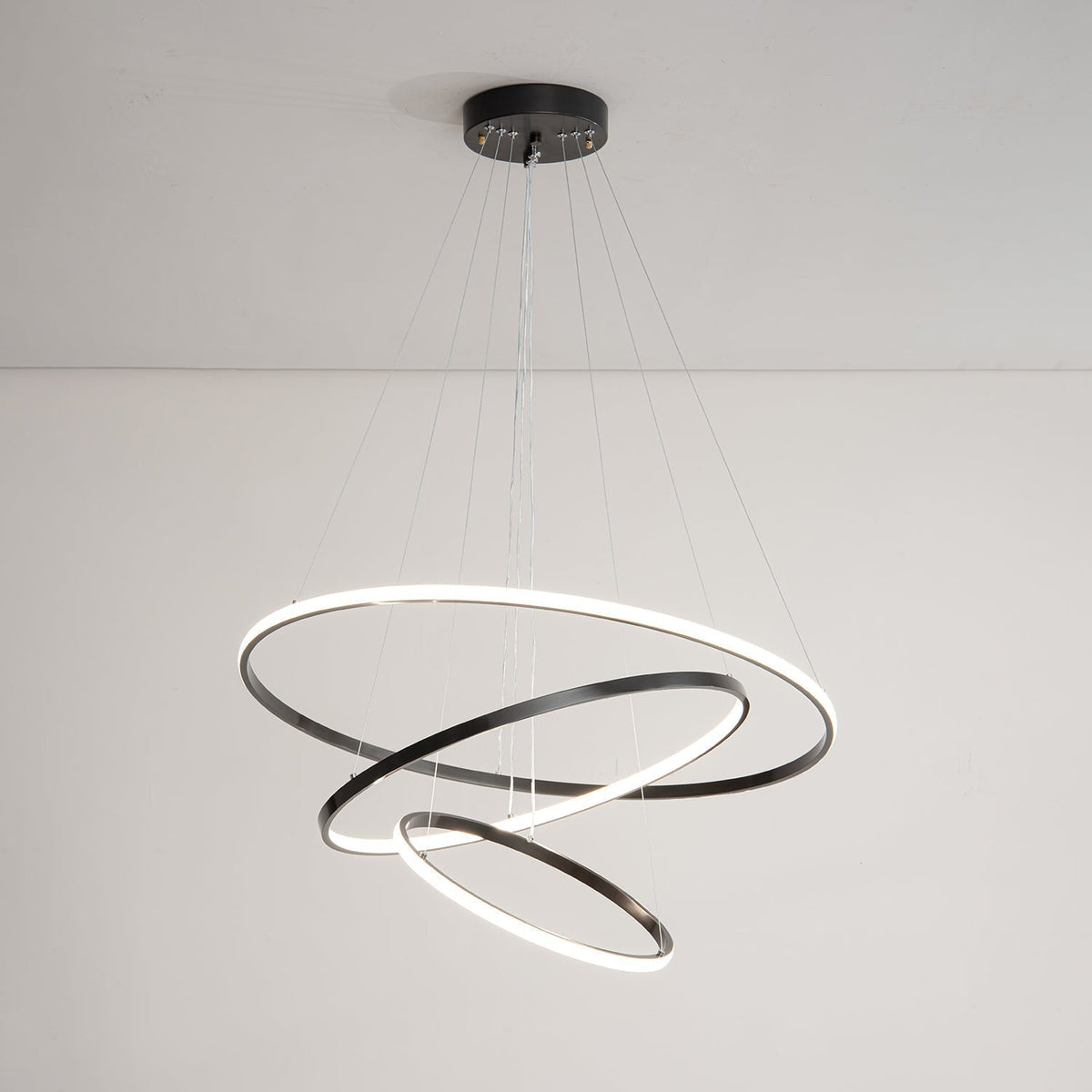 Mirene Lustre Anneaux Modernes Minimalistes en Laiton