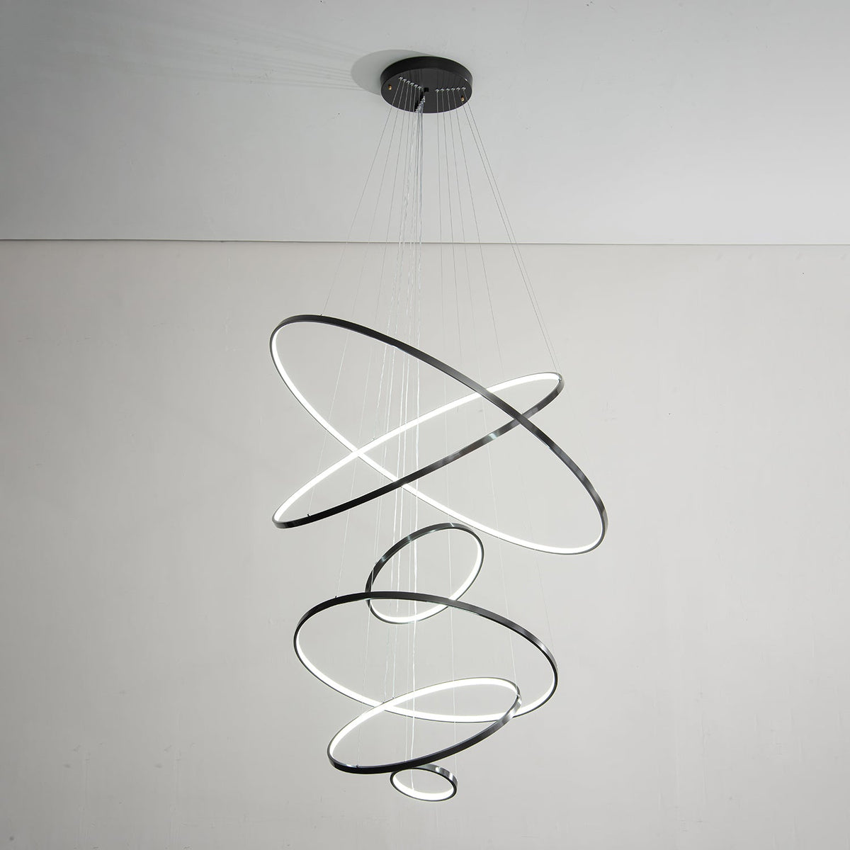 Mirene Lustre Anneaux Modernes Minimalistes en Laiton