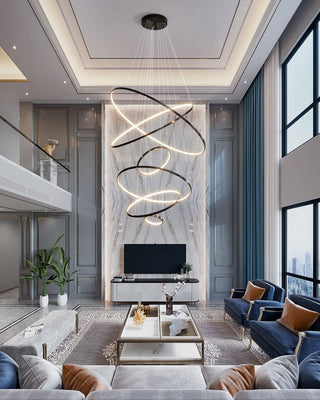 Arthaila Lustre Anneaux Modernes Minimalistes en Laiton