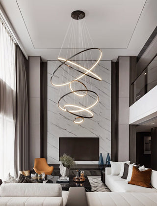 Arthaila Lustre Anneaux Modernes Minimalistes en Laiton