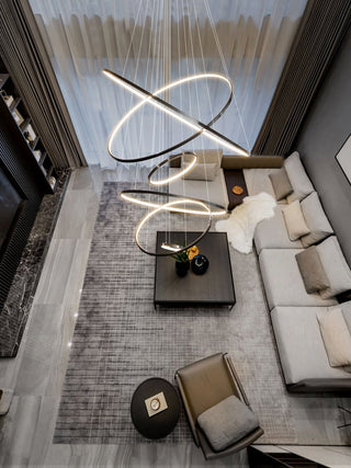Arthaila Lustre Anneaux Modernes Minimalistes en Laiton