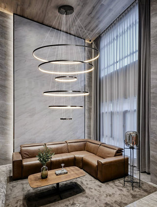 Arthaila Lustre Anneaux Modernes Minimalistes en Laiton