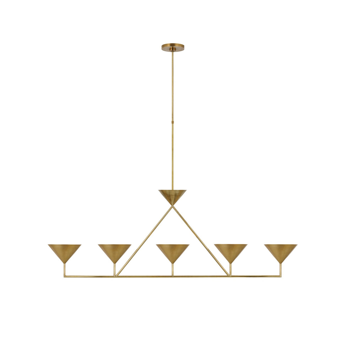 Ulveleth Lustre Métal Linéaire Minimaliste Moderne