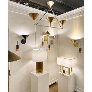 Ulveleth Lustre Métal Linéaire Minimaliste Moderne