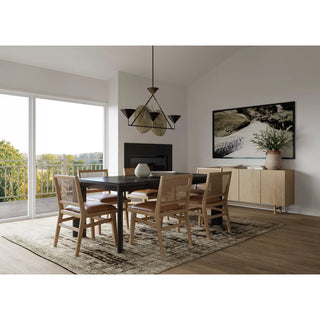 Ulveleth Lustre Métal Linéaire Minimaliste Moderne