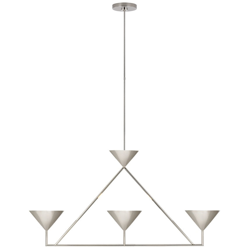 Ulveleth Lustre Métal Linéaire Minimaliste Moderne
