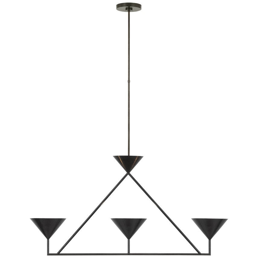 Ulveleth Lustre Métal Linéaire Minimaliste Moderne