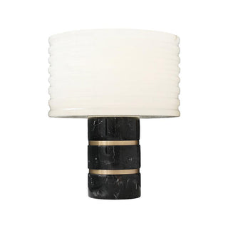 Elmarir Ribbed Alabaster Table Lamp-Neutral Decor