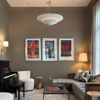 Lunara Suspension Moderne en Plâtre