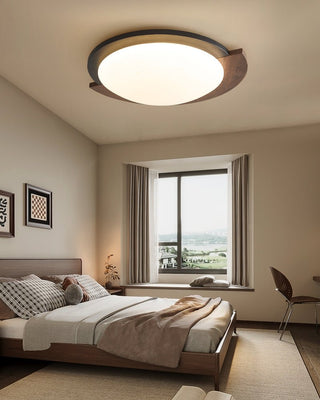 Orwyn Grain Halo Ceiling Light-Neutral Decor