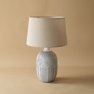 Brittany Moderne Lampe de Table en Céramique