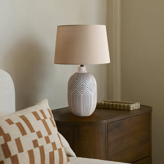 Brittany Moderne Lampe de Table en Céramique