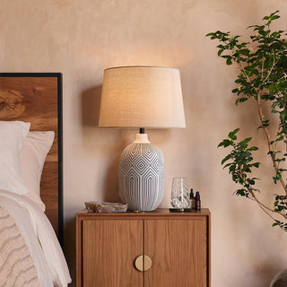Brittany Moderne Lampe de Table en Céramique