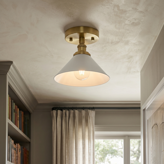 Aureleon Plafonnier en Laiton Design Minimaliste