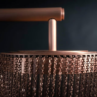 Lustra Suspension en Chaîne de Cuivre Moderne