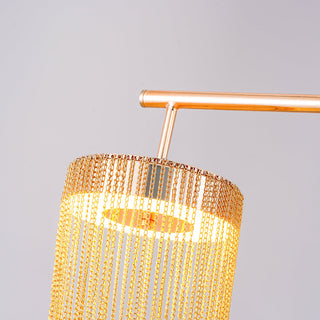 Lustra Suspension en Chaîne de Cuivre Moderne