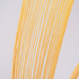 Lustra Suspension en Chaîne de Cuivre Moderne